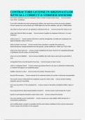 CONTRACTORS LICENSE IN ARIZONA EXAM WITH ALL CORRECT & VERIFIED ANSWERS