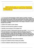  &Tab;CBMT EXAM 2025 &vert;&vert; 70 ACTUAL PRACTICE QUESTIONS & CORRECT DETAILED ANSWERS &vert;&vert; GRADED A&plus;