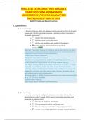 HESI Module 2 Exam &ndash; Extra Credit Questions &vert; Verified Nursing Practice Questions 2022 Edition