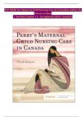 TEST BANK For Maternal Child Nursing Care 3rd Canadian Edition By Lindsay Verified Chapter's 1-25 Updated 2023&vert;Complete