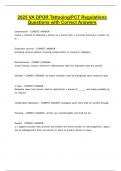 VA DPOR Tattooing Exam Questions with 100&percnt; Correct Answers &vert; Latest Version Expert Verified