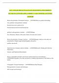 GPC- F EXAM 2025 ACTUAL EXAM  QUESTIONS AND CORRECT DETAILED ANSWERS &lpar;100&percnt; CORRECT AND VERIFIED ANSWERS&rpar; &vert;AGRADE