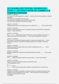 ACI AGGREGATE TESTING TECHNICIAN - LEVEL 1 - SECTION 1 WITH ALL CORRECT & VERIFIED ANSWERS