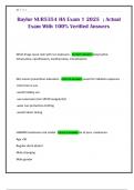 Baylor NUR5354 HA Exam 1 2025 &semi; Actual Exam With 100&percnt; Verified Answers