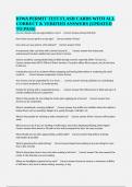 IOWA PERMIT TEST FLASH CARDS WITH ALL CORRECT & VERIFIED ANSWERS &lpar;UPDATED TO PASS&rpar;