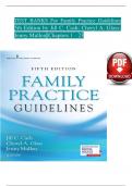 TEST BANKS For Family Practice Guidelines 5th Edition by Jill C&period; Cash&semi; Cheryl A&period; Glass&semi; Jenny Mullen&vert;&vert;Chapters 1 - 23 COMPLETE NEWEST VERSION UPDATED 2025