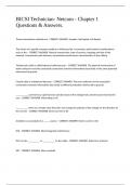 BICSI Technician- Netcom - Chapter 1 Questions & Answers&period;