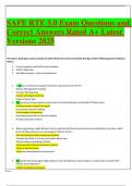 SAFE RTE 5&period;0 Exam Questions and Correct Answers Rated A&plus; Latest Versions 2025