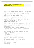 CMN 571 - Final Exam Question and answers rated A&plus;