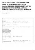 ASU ECON 211 FINAL &vert;ECN 211 Final Exam Review &vert;ECN 211 Final Exam 1&comma;2&comma;3 &vert;ASU Douglas 2025-2026 &vert;300 COMPLETE ACTUAL QUESTIONS WITH VERIFIED ANSWERS &vert;GRADED A&plus;&vert;LATEST EXAM &lpar;JUST RELEASED&rpar; 