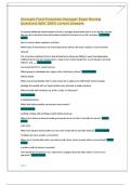 Servsafe Food Protection Manager Exam Review Questions With 100&percnt; correct Answers