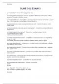 SLHS 340 EXAM 3 