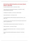 DTC Final Exam With 65 Questions and answers Newest RATED A&plus; 2025&sol;2026 