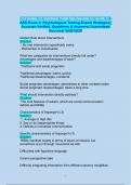 ASD Exam2-Psychological Testing-Expert Strategies&vert;  Accurate Verified Questions & Answers&vert; Guaranteed  Success&vert; 2025-2026