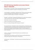 DTC 202 Final Exam Questions and answers Newest Rated A&plus; 2025&sol;2026 