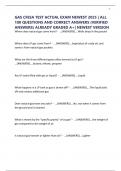 GAS CFESA TEST ACTUAL EXAM NEWEST 2025 &vert; ALL 100 QUESTIONS AND CORRECT ANSWERS &lpar;VERIFIED ANSWERS&rpar; ALREADY GRADED A&plus;&vert; NEWEST VERSION
