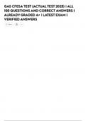 GAS CFESA ACTUAL TEST 2025-2026 &vert;100 COMPLETE ACTUAL QUESTIONS WITH VERIFIED ANSWERS &vert;GRADED A&plus;&vert;LATEST EXAM &lpar;JUST RELEASED&rpar;