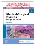 Test Bank for Medical-Surgical Nursing 5th edition by Holly Stromberg