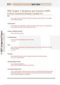 NSC chapter 1 Questions and Answers &lpar;100&percnt;  Correct Answers&rpar; Already Graded A&plus;