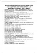 WGU D334 Introduction to Cryptography&vert;PA and OA&vert;Explore New 280 Questions and Answers&vert;2025 Update 100&percnt; Correct