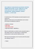 SFDC ADMIN 201 EXAM 2025&sol;2026 &lpar;SALESFORCE CERTIFIED   ADMINISTRATOR EXAM&rpar; &vert; ACTUAL COMPLETE ALL REAL  EXAM QUESTIONS AND CORRECT ANSWERS WITH  EXPLANATIONS &vert; VERIFIED ANSWERS &vert; ALREADY                     GRADED A&plus; &vert; LATEST EXAM &period;