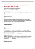 PMT 4800V Practice Exam With complete solution Newest 2025&sol;2026 RATED A&plus;
