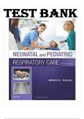 Neonatal and Pediatric Respiratory Care &ndash; Brian K&period; Walsh&comma; 5e &lpar;2020&rpar; &ndash; Complete Test Bank with Answers &lpar;Chapters 1&ndash;36&rpar;