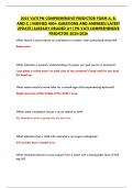2025 VATI PN COMPREHENSIVE PREDICTOR FORM A&comma; B&comma; AND C &vert;VERIFIED 400&plus; QUESTIONS AND ANSWERS&vert;LATEST UPDATE&vert;ALREADY GRADED A&plus;&vert;PN VATI COMPREHENSIVE PREDICTOR 2025-2026