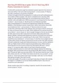 Med Surg RN HESI latest update 2025 Med Surg HESI  Practice Questions & Answers
