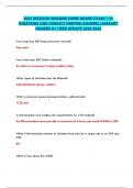 2025 MISSOURI NURSING HOME BOARD EXAM&vert;134 QUESTIONS AND CORRECT VERIFIED ANSWERS&vert;ALREADY GRADED A&plus;&vert;NEW UPDATE 2025-2026