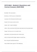 ISYE 6644 - Module 8 Questions and Correct Answers 2025-2026