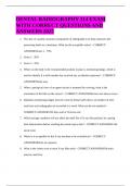 DENTAL RADIOGRAPHY 314 EXAM WITH CORRECT QUESTIONS AND ANSWERS 2025