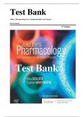 TEST BANK For Lilley's Pharmacology for Canadian Health Care Practice 4th Edition by Kara Sealock, Cydnee Seneviratne ,Verified Chapters 1 - 58, || Complete Latest Guide A+