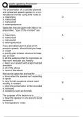  PUBLIC SPEAKING FINAL EXAM &sol;ACTUAL EXAM QUESTIONS WITH CORRECT ANSWERS&vert;100&percnt; verified&sol;NEWEST UPDATE