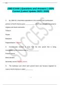 2365 Exam &ndash; Questions and Answers &lpar;Latest Update 2025&sol;2026&rpar; 100&percnt; Correct