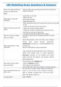 LBO Modelling Exam Questions & Answers
