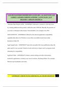 SANS 500 EXAM PREP&sol;COMPREHENSIVE GUIDE 2025 &vert; ALL QUESTIONS AND CORRECT ANSWERS &lpar;VERIFIED ANSWERS&rpar; &vert; LATEST EXAM &vert; JUST RELEASED &vert; ALREADY GRADED A&plus;