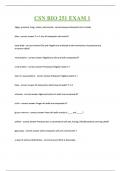 CSN Bio 251 Exam 1