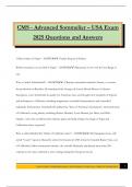 CMS - Advanced Sommelier &ndash; USA Exam 2025 Questions and Answers