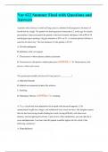 Nur 622 Summer Final with Questions and Answers