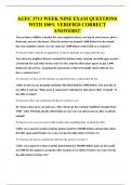 AGEC 3713 WEEK NINE EXAM QUESTIONS WITH 100&percnt; VERIFIED CORRECT ANSWERS&excl;&excl;