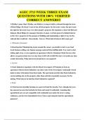 AGEC 3713 WEEK THREE EXAM QUESTIONS WITH 100&percnt; VERIFIED CORRECT ANSWERS&excl;&excl;