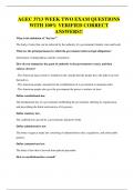 AGEC 3713 WEEK TWO EXAM QUESTIONS WITH 100&percnt; VERIFIED CORRECT ANSWERS&excl;&excl;