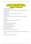 AGEC 3713 WEEK EIGHT EXAM QUESTIONS WITH 100&percnt; VERIFIED CORRECT ANSWERS&excl;&excl;