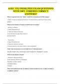 AGEC 3713 WEEK FIVE EXAM QUESTIONS WITH 100&percnt; VERIFIED CORRECT ANSWERS&excl;&excl;