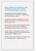 ASNT RT I EXAM 2025 &sol;ACTUAL COMPLETE ALL EXAM  QUESTIONS AND CORRECT ANSWERS &lpar;VERIFIED                ANSWERS &rpar; &sol;ALREADY GRADED A&plus; &vert; LATEST EXAM 