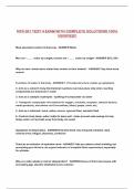 NTR 301 TEST 4 EXAM WITH COMPLETE SOLUTIONS 100&percnt; VERIFIED&excl;&excl;