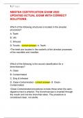NBSTSA CERTIFICATION EXAM 2025  UPDATED ACTUAL EXAM WITH CORRECT  SOLUTIONS&period;