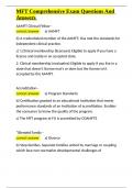  Major Field Test Exam Package Deal With 1005 Correct Answers 