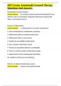 MFT Exam Emotionally Focused Therapy Questions And Answers&period;docx